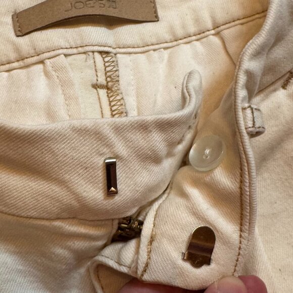 Joe's Petra High Rise Wide Leg Cargo Pants - Natural/Cream - 23 - Picture 10 of 12